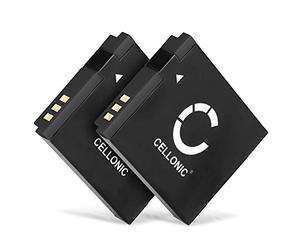 CELLONIC 2x Batteria per Fotocamera Compatibile con Canon PowerShot SX240 HS, PowerShot SX610 HS, PowerShot S95, NB-6L - (1000mAh, 3.7V)