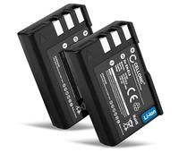 CELLONIC 2x Batteria per Fotocamera Compatibile con Nikon D3000, D5000, D40, EN-EL9 - (1000mAh, 7.4V)