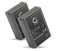 CELLONIC 2x Batteria per Fotocamera Compatibile con Olympus OM-D E-M1, Pen E-P5, OM-D E-M5 Mark II, BLN-1 - (1140mAh, 7.4V)