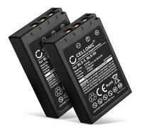 CELLONIC 2x Batteria per Fotocamera Compatibile con Olympus Pen E-PL8, Pen E-PL7, OM-D E-M10 Mark II, BLS-50 - (1000mAh, 7.4V)