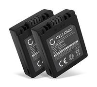 CELLONIC 2x Batteria per Fotocamera Compatibile con Panasonic Lumix DMC-FZ20, Lumix DMC-FZ5, Lumix DMC-FZ1, CGA-S002 - (700mAh, 7.4V)