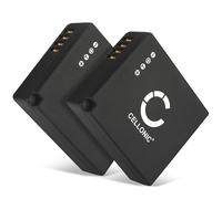 CELLONIC 2x Batteria per Fotocamera Compatibile con Panasonic Lumix DMC-LX100, Lumix DC-LX100 II, Lumix DC-GX9, DMW-BLG10 - (730mAh, 7.4V)