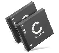 CELLONIC 2x Batteria per Fotocamera Compatibile con Panasonic Lumix DMC-S5, Lumix DMC-S1, Lumix DMC-FT30, DMW-BCK7 - (700mAh, 3.6V)