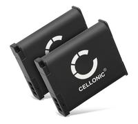 CELLONIC 2x Batteria per Fotocamera Compatibile con Panasonic Lumix DMC-TZ60, Lumix DMC-ZS100, Lumix DMC-TZ55, DMW-BCM13 - (1050mAh, 3.7V)