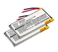 CELLONIC 2x Batteria per Headset/Auricolare/Cuffie Compatibile con Cardo Scala Rider Packtalk Duo, BAT00007 - (850mAh, 3.7V)