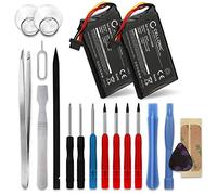 CELLONIC 2x Batteria per Navigatore GPS Compatibile con TomTom Go 6000, Go 5100, Go 5000, VFAD - (1100mAh, 3.7V) + Set di strumento