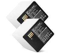 CELLONIC 2x Batteria per Smart home Compatibile con Arlo Go 2, Pro 3 Floodlight, Ultra 2 XL, A-7a - (10400mAh, 3.7V)