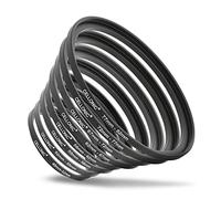 CELLONIC 8X Anelli adattatori Filtro ‘Step up’ Anelli per filtri con Diametro più Grande su Obiettivo con Diametro ø più Piccolo
