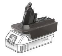 CELLONIC Adattatore per batteria compatibile con Dyson V6 | 1x, Aspirapolvere Convertitore per Dyson V6 Origin, DC62 Animal Pro, Dyson V6, Handstaubsauger, SV09, Slim, Fluffy, Trigger