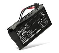 CELLONIC, Batteria GPS Compatibile con Tomtom Rider 550, Rider 500, Rider 400 (2500mAh, 3.7v) Batteria di Ricambio LHA11133000, LHA11138000, VF3W