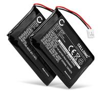 CELLONIC, Batteria per Console di gioco compatibile con Sony Dualshock 4 V1, LIP1522, CUH-ZCT1E (3.7V, 1300mAh) 2 Pezzi