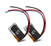 CELLONIC, Batteria per Cuffie compatibile con Beats Powerbeats 3 Wireless, Powerbeats 2 Wireless, Powerbeat 2 Wireless (90mAh, 3.7V) 2x Batteria di Ricambio CPP-566