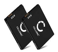 CELLONIC, Batteria per Cuffie compatibile con SteelSeries Arctis Pro Wireless, Siberia 800, Siberia 840 (900mAh, 3.7V) 2x Batteria di Ricambio Steel Series 160240