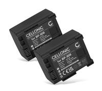 CELLONIC, Batteria per Fotocamera, compatibile con Canon LEGRIA HF G25, FS306, G40, BP-809, M406 (7.2V - 7.4V, 890mAh) 2 Pezzi