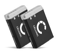 CELLONIC, Batteria per fotocamera compatibile con Canon PowerShot G7 X, PowerShot SX740 HS, PowerShot G7 X Mark II (1010mAh, 3.6V) 2x