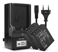 CELLONIC, Batteria per Fotocamera Compatibile con FujiFilm NP-W126S, Compatibile con Fuji X100V, X-S10, X-Pro3 (7.4V, 1140mAh) 2 Pezzi + Caricabatterie
