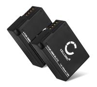 CELLONIC, Batteria per Fotocamera, compatibile con Leica BP-DC12, Q (Typ 116), V-LUX 114), 5, 4 (7.4V, 1000mAh) 2 Pezzi