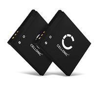 CELLONIC, Batteria per Fotocamera, Compatibile con Panasonic Lumix DmC-SZ9, DMW-BCL7, DMC-SZ10 (3.7V, 600mAh) 2 Pezzi