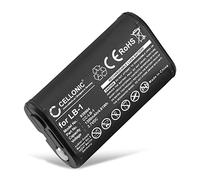 CELLONIC, Batteria per telecomandi compatibile con Rode VideoMic Pro Plus, Performer TX-M2 (1300mAh, 3.7v)