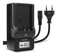 CELLONIC Caricabatteria CG-700 compatibile con Caricatore BP-709 BP-718 BP-727 con display per fotocamera, camcorder, macchina fotografica