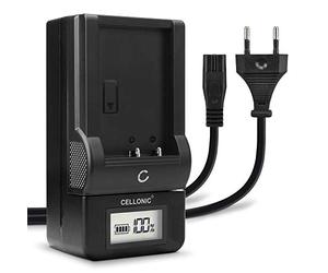 CELLONIC Caricabatteria compatibile con Olympus OM System TG-7, Li-92B | 1m, 100-240V per Olympus OM System TG-7, Li-92B, Tough TG-5, Li-90B, Stylus SP-100EE, Stylus XZ-2, DS-9500, UC-90, DS-9000