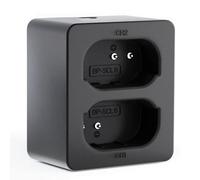 CELLONIC Caricatore Doppio LC-SCL6 Smart e Veloce compatibile con Leica LC-SCL6 Caricabatterie Dual LC-SCL6 di Ricarica