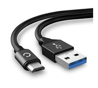 CELLONIC® Cavo di ricarica Micro USB compatibile con Plantronics Voyager 5200 UC, Focus UC, 6200 UC, 4220 UC, Focus B825, cavetto USB 2A per cuffie, auricolari apparecchi acustici headset 2m nero