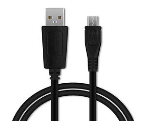CELLONIC Cavo Micro USB compatibile con WUBEN L50 / L60 / TO46R cavetto USB 1A, di 1m, in PVC nero per torcia, faro, lucetta LED