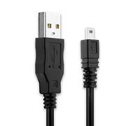 CELLONIC Cavo USB 1.5m compatibile con Rollei Flexline 140 XS-10 in TOUCH XS-8 XS-10 Movieline Powerflex Compact Filo carica Cavetto dati USB A 2.0 PVC nero, per fotocamera