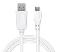 CELLONIC Cavo USB 1m compatibile con Nikon CoolPix P900 P600 P610 P1000 W150 W300 B600 B700 A900 Filo carica 1A Cavetto dati USB A 2.0 PVC bianco, per fotocamera