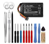 CELLONIC, Navigazione Batteria, compatibile con TomTom Go 5000, Go 6000, Go 6200 (1100mAh, 3.7V) + Set di attrezzi