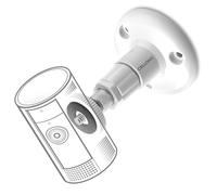 CELLONIC Supporto per telecamera di videosorveglianza compatibile con Arlo Pro 5,4,Pro 3,Pro 2,Ultra 2,Ultra 4k,Essential, Light per vite da 1/4" di filettatura staffa inclinabile/inclinabile