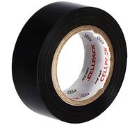 Cellpack - Nastro di isolamento elettrico in PVC, dimensioni: 10 m x 19 mm x 0,15 mm (lunghezza x larghezza x spessore), colore: nero, N° 128