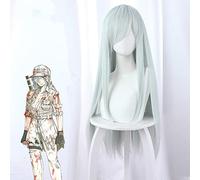 Cells at Work White Blood Cell Cosplay Long Straight Heat Resistant Synthetic Hair+ Wig Cap Halloween Party Carnival[Farbe: nach Plan]