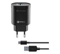 CELLULAR LINE ACHHUKITQCTYCK Caricabatterie Rete QC USB-C Huawei Nero