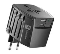 Cellular Line Adattatore da viaggio Australia, Europa, Regno Unito, USA 100-240V