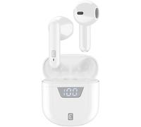 Cellular Line auricolari Bluetooth Stereofonici con custodia di ricarica bianca