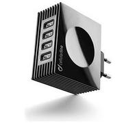 CELLULAR LINE - Caricabatterie da Rete 4USB 4A - Nero