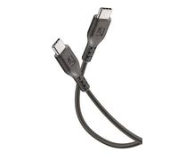 Cellularline USB cable 5A - USB-C to USB-C Cavo 5A da USB-C a USB-C per la ricarica e sincronizzazione dati Nero