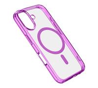 Cellular Line Cover IPHONE 16 ICONIC MAG Pink e Clear ICONICMAGIPH16P