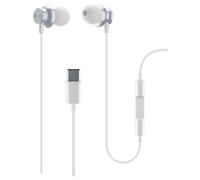 Cellular Line cuffia auricolare stereo USB-C bianco con microfono