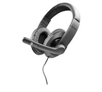 Cellular Line cuffie circumaurali con microfono nero per ufficio