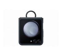 Samsung Silicone Cover with Ring Custodia Pieghevole con Anello per Galaxy Z Flip5, Indigo