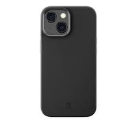 Cellularline Sensation - iPhone 13 Custodia in silicone soft touch con tecnologia antibatterica Microban integrata Nero