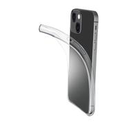 Cellularline Fine - iPhone 14 Cover in gomma morbida ultra sottile e trasparente Trasparente