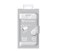 CELLULAR LINE CUSTODIA LIBRO BOOK UNIVERSAL XXL COLORE BIANCO