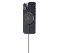 Cellularline Mag - Wireless Charger Black Base di ricarica wireless magnetica per sistema MagSafe Nero