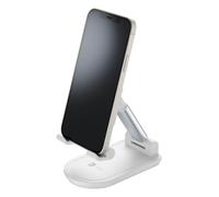 Cellularline Table Stand - Universale per Smartphones e Tablets Supporto da tavolo pieghevole per smartphones e tablets Bianco
