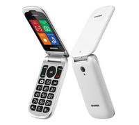 Cellulare anziani Brondi Stone+ Plus Bianco Dual SIM/Display Grande/Fotocamera