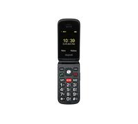 CELLULARE BEGHELLI Phone SLV15 ECODESIGN Nero, per anziani, tasti grandi, tasto di chiamata rapida soccorso, a conchiglia
